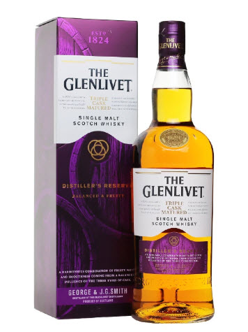 Rượu Whisky Glenlivet Singer Malt tím 40% Scotland