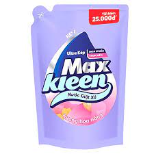 Nước giặt xả Max Kleen hương hoa nắng 2,4L túi