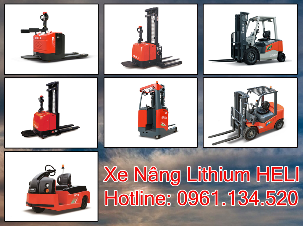 Xe Nâng Lithium Là Gì? Tìm hiểu về xe nâng Lithium HELI