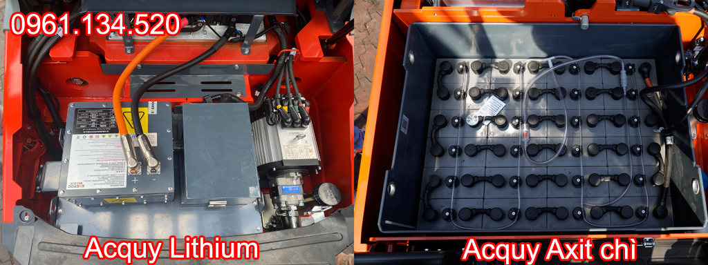 Acquy Lithium cho xe nâng điện Lithium 2 tấn HELI
