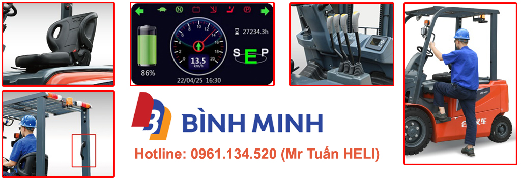 Đặc Điểm Xe Nâng Điện HELI H4 Series