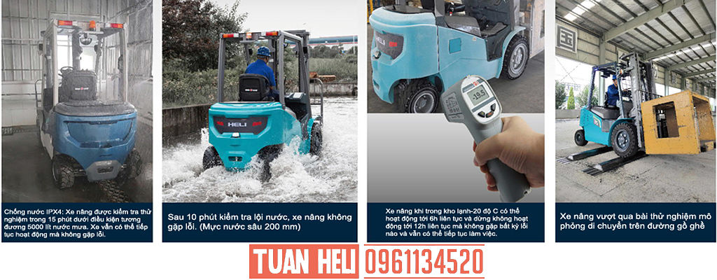 xe nâng điện lithium 2 tấn kho lạnh