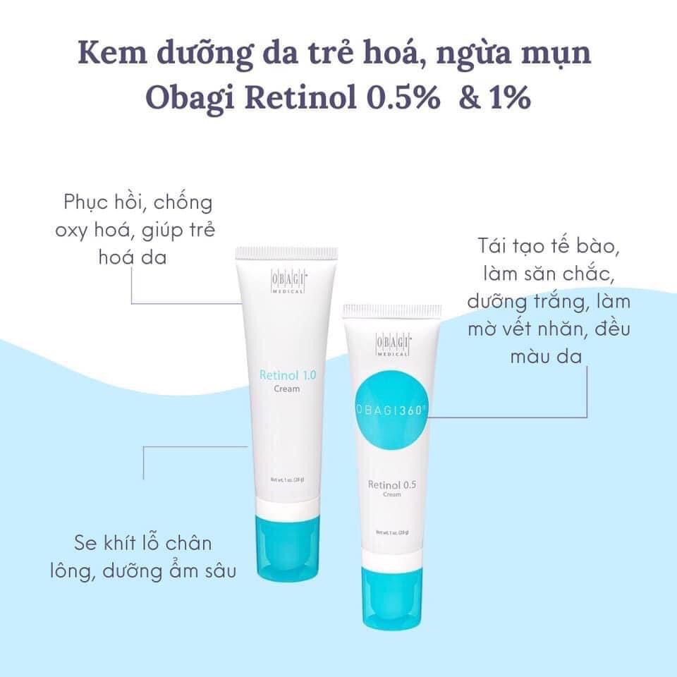 KEM DƯỠNG DA TRẺ HÓA, NGỪA MỤN RETINOL 0,5% (OBAGI) – JAPANSHOP86.VN