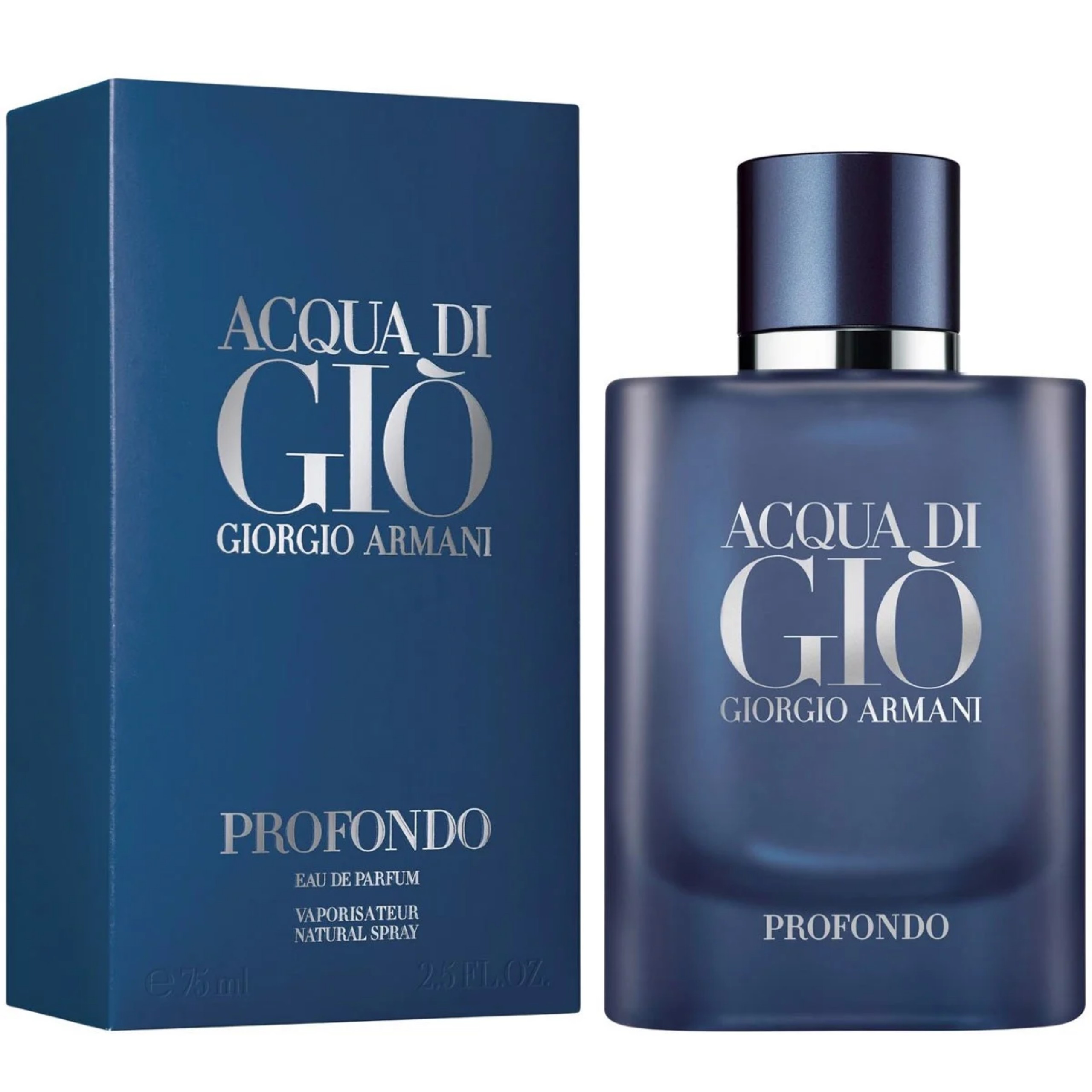 Aprender acerca 74+ imagen giorgio armani profondo 75ml