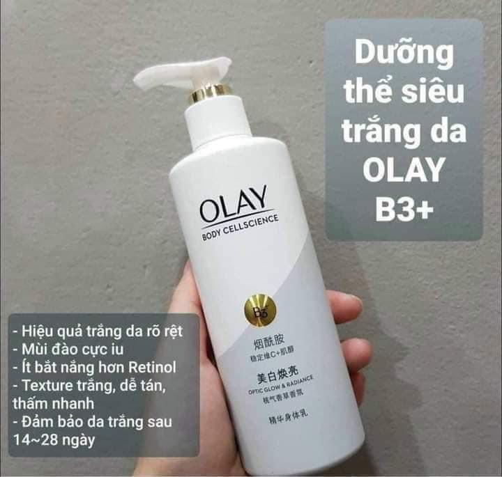 Dưỡng thể Olay Body Cellscience B3+ Vitamin C 250ml