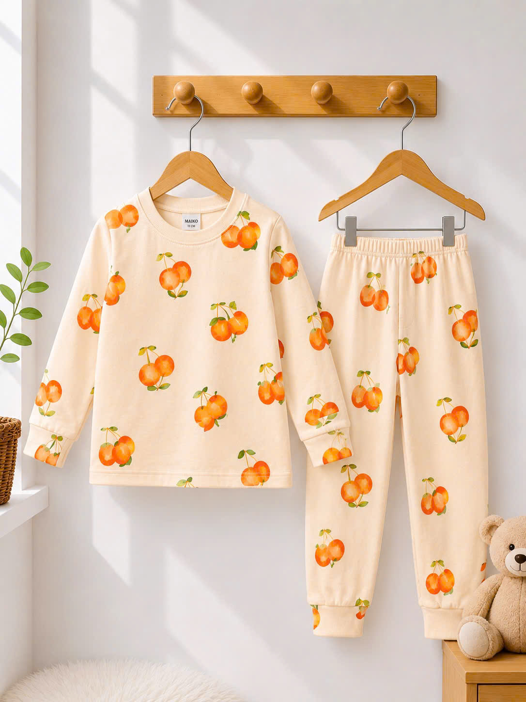 BỘ COTTON CỘC TAY IN TRÀN BÉ GÁI 1-5Y (NHIỀU HỌA TIẾT)