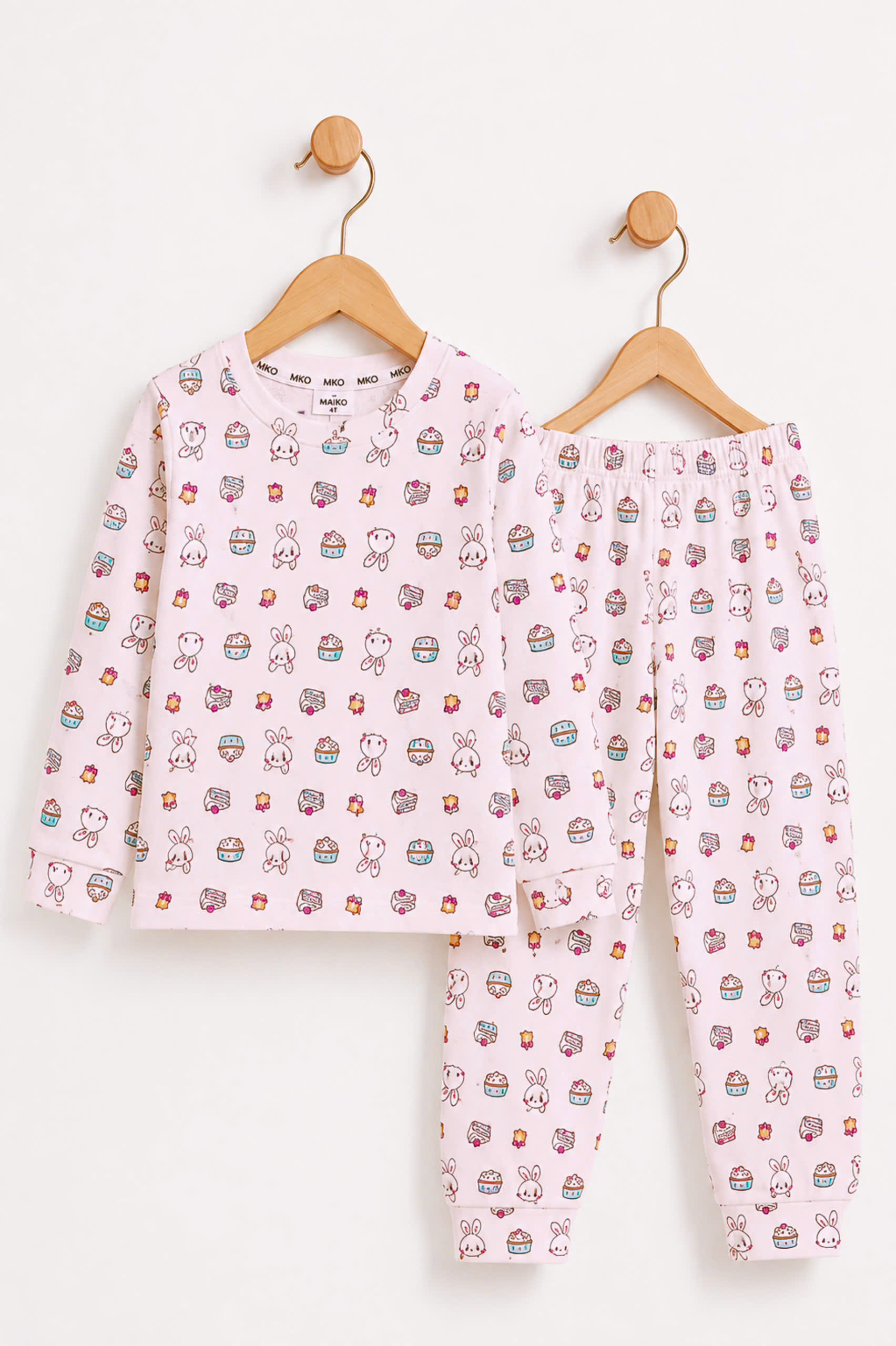 BỘ COTTON DÀI TAY BÉ GÁI 4 - 14 TUỔI