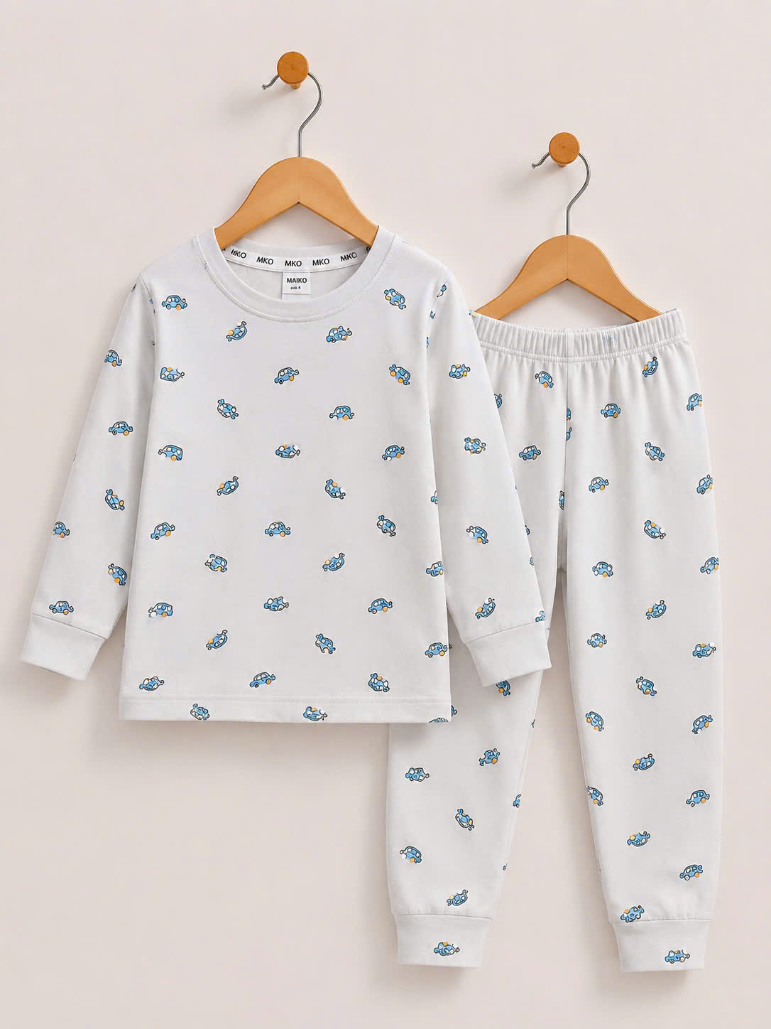 BỘ DÀI TAY COTTON 4 CHIỀU IN TRÀN BÉ TRAI 4-14 TUỔI