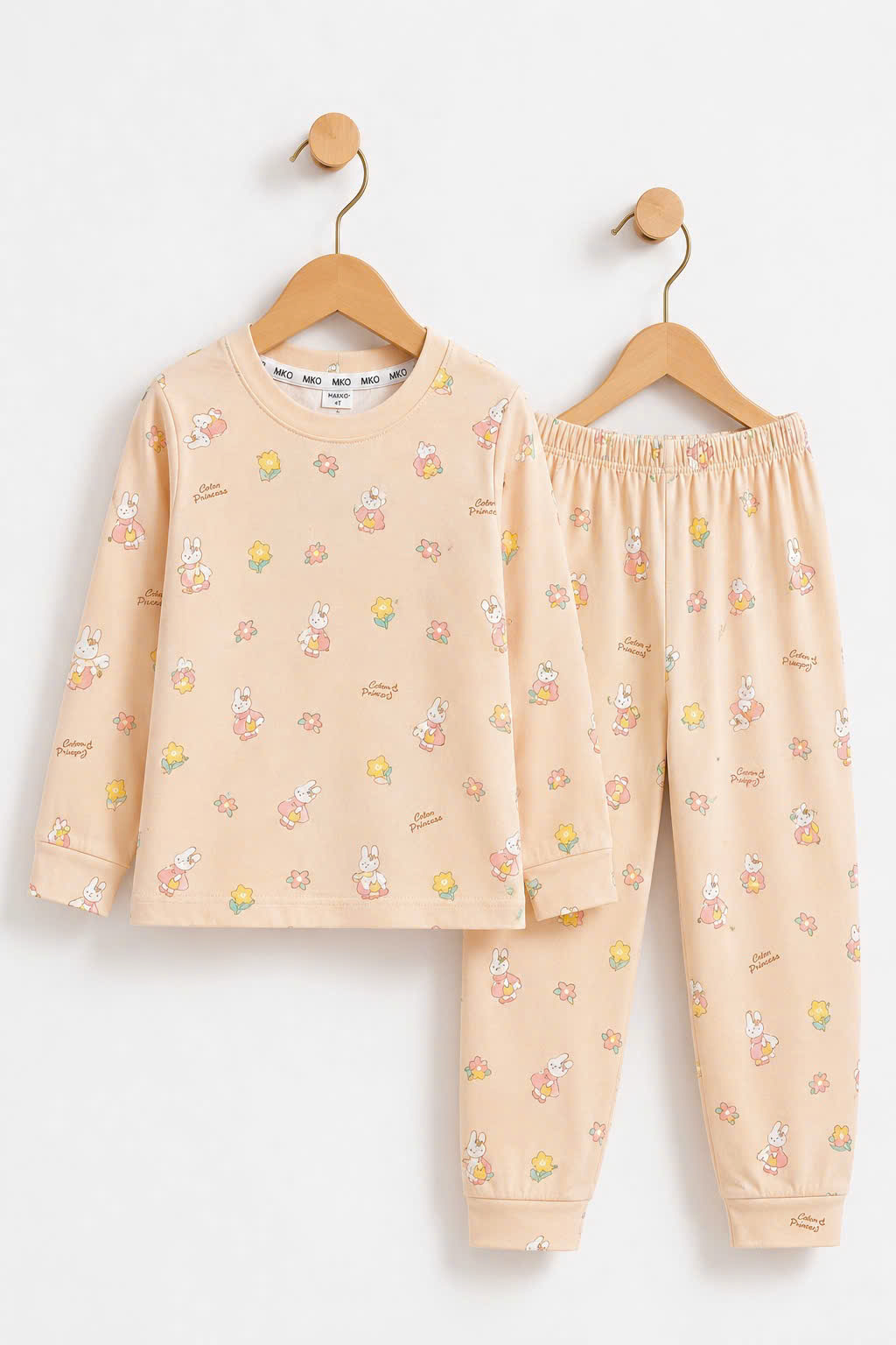 BỘ COTTON DÀI TAY BÉ GÁI 4 - 14 TUỔI