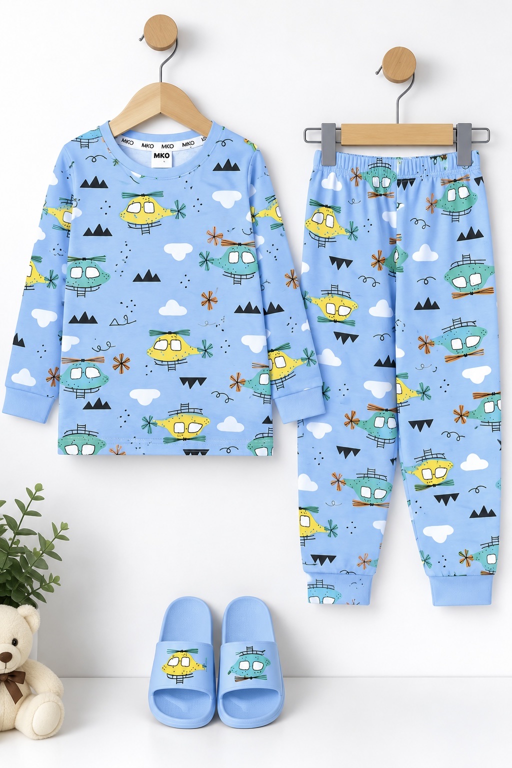 BỘ COTTON DÀI TAY BÉ TRAI 4-14 TUỔI (NHIỀU HỌA TIẾT)