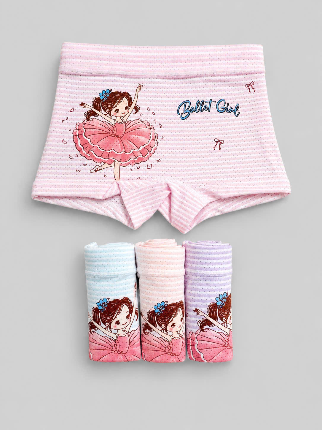 ƯU ĐÃI - COMBO 4 QUẦN CHIP THÔNG HƠI BÉ GÁI CDG023 (3-11 TUỔI)