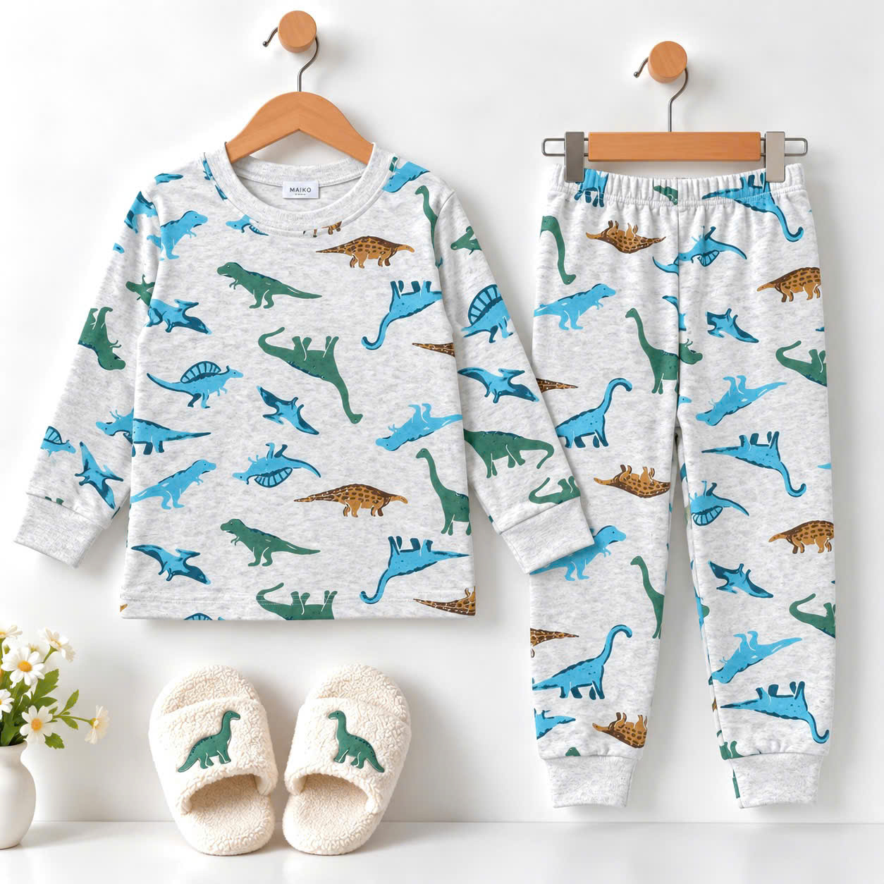 BỘ COTTON DÀI TAY BÉ TRAI 1-5 TUỔI