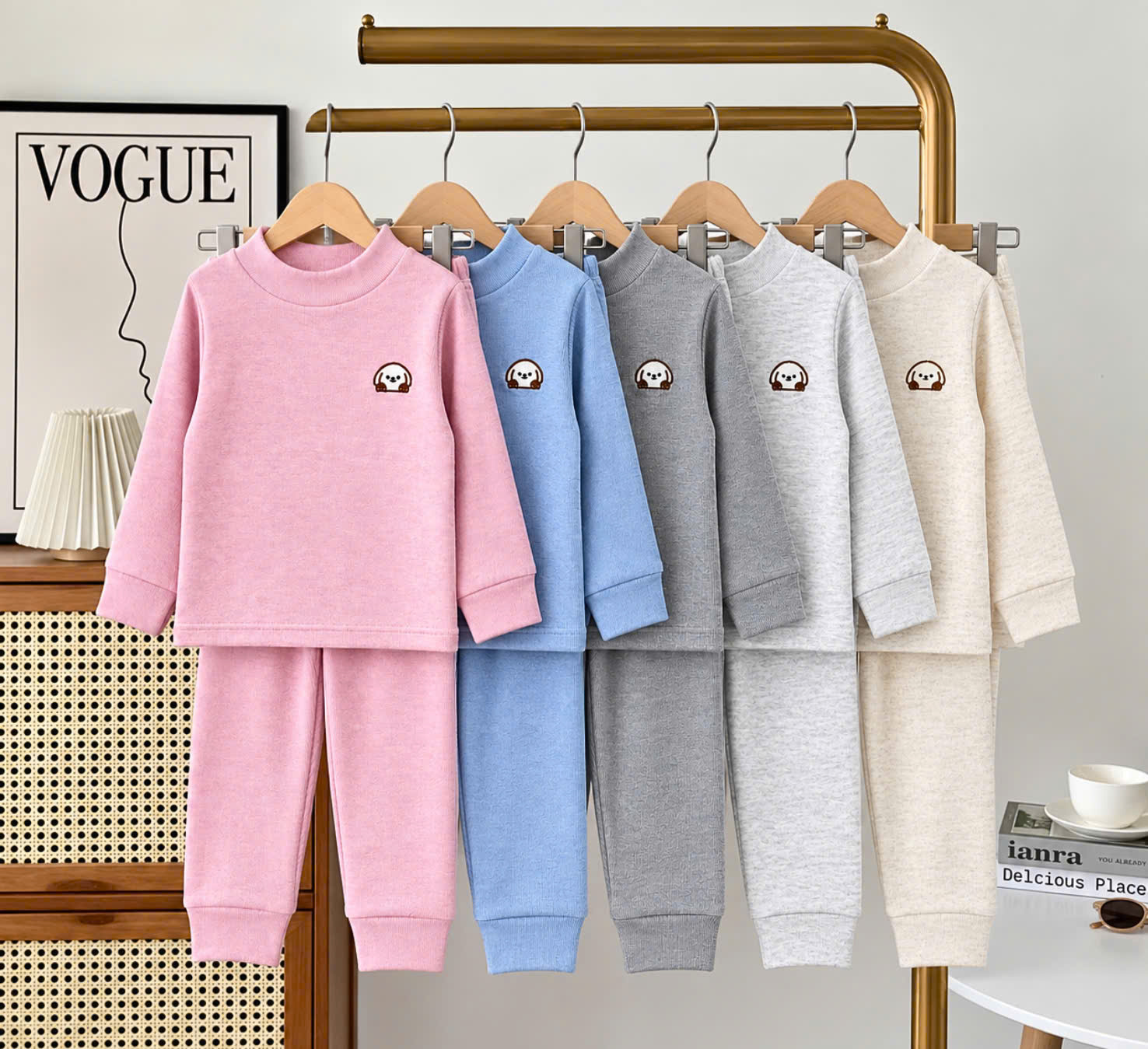 BỘ GIỮ NHIỆT TĂM LÔNG BÉ TRAI 1-5 TUỔI
