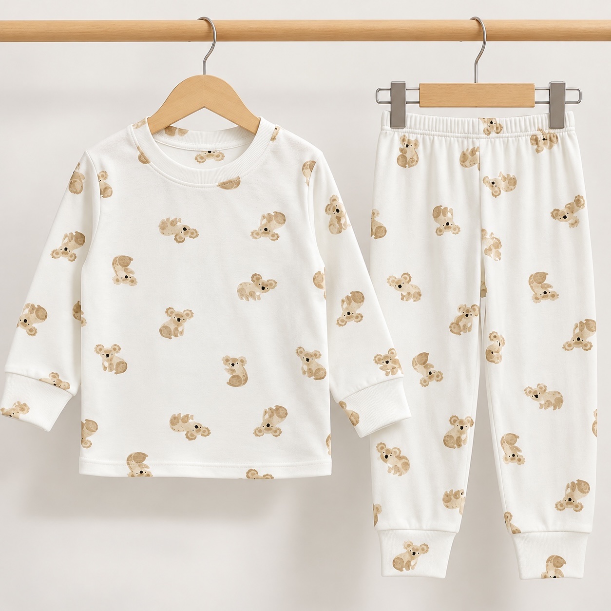 BỘ COTTON DÀI TAY BÉ TRAI 1-5 TUỔI