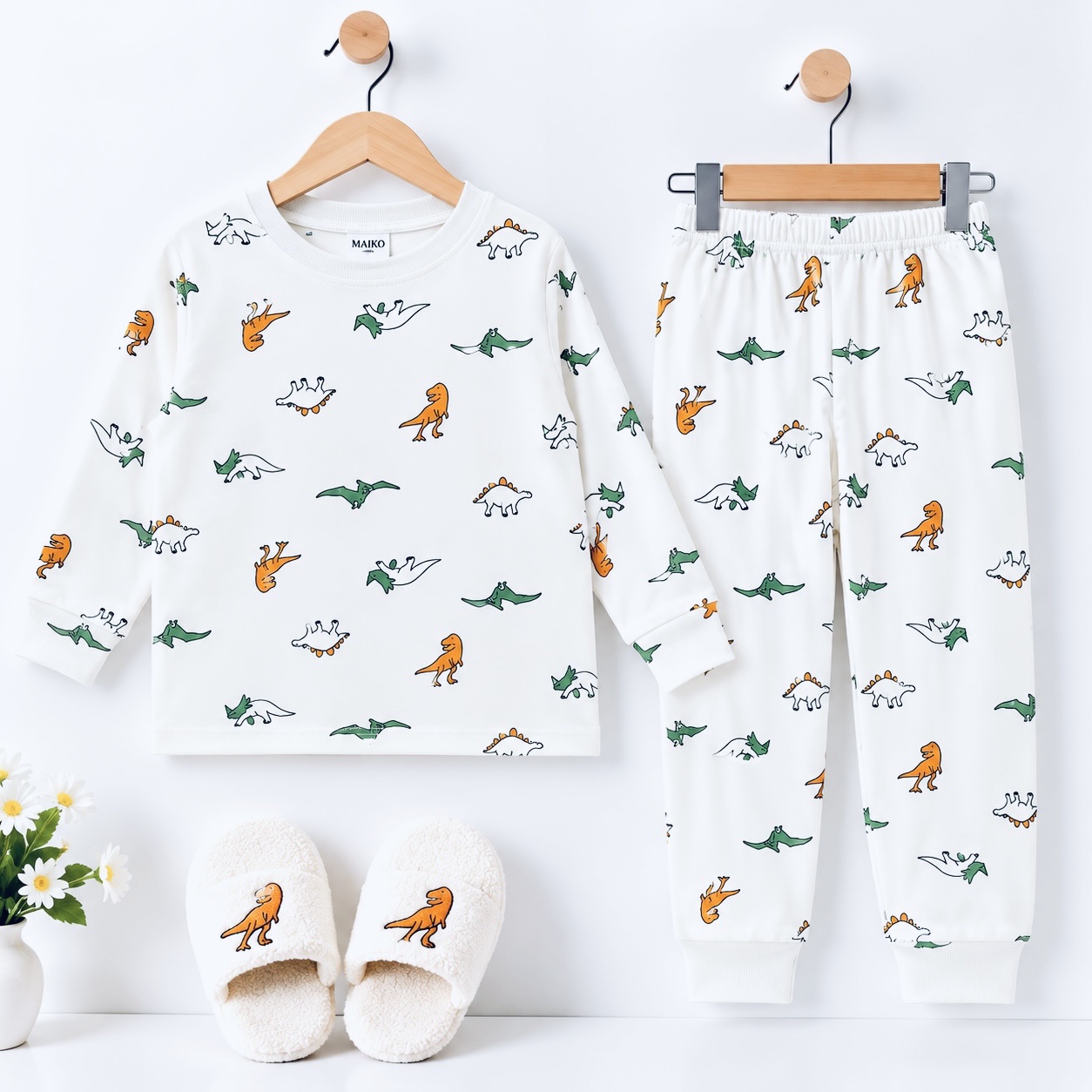 BỘ COTTON DÀI TAY BÉ TRAI 1-5 TUỔI