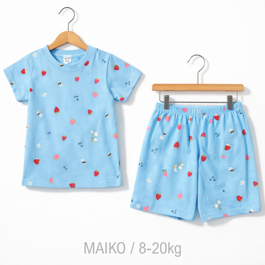 [COMBO 3 BỘ] COTTON CỘC TAY BÉ GÁI TỪ 1-5 TUỔI