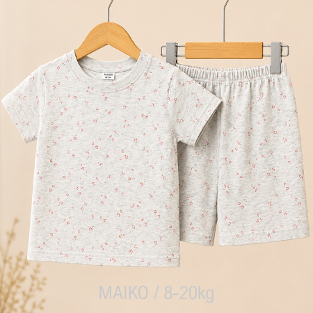 [COMBO 3 BỘ] COTTON CỘC TAY BÉ GÁI TỪ 1-5 TUỔI