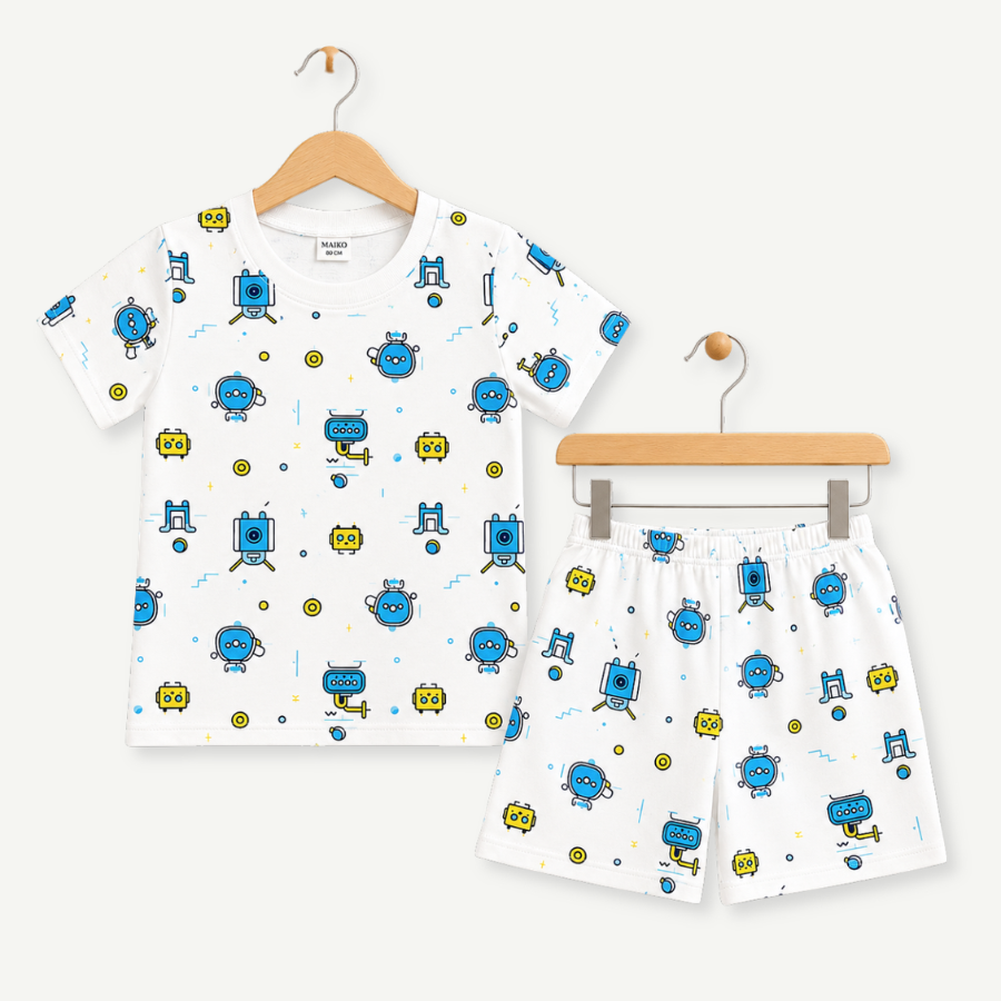 BỘ CỘC TAY COTTON BÉ TRAI 1- 5 TUỔI ( NHIỀU HỌA TIẾT)