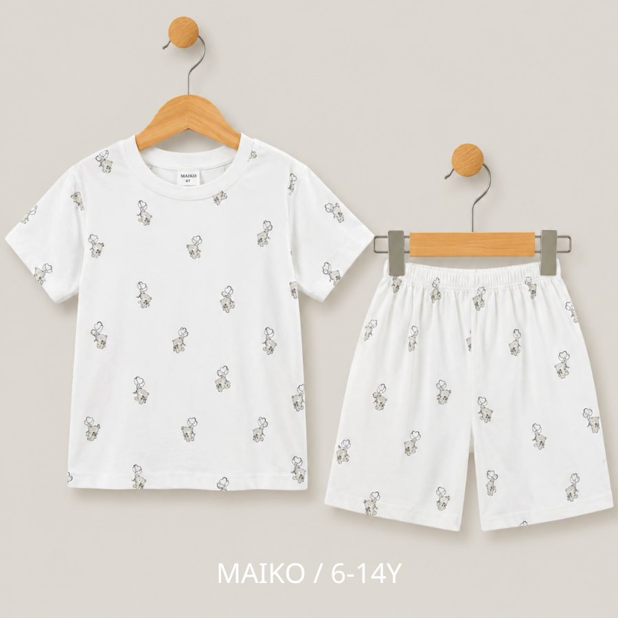 BỘ CỘC TAY COTTON 4 CHIỀU BÉ GÁI 6-14 TUỔI (NHIỀU HỌA TIẾT)