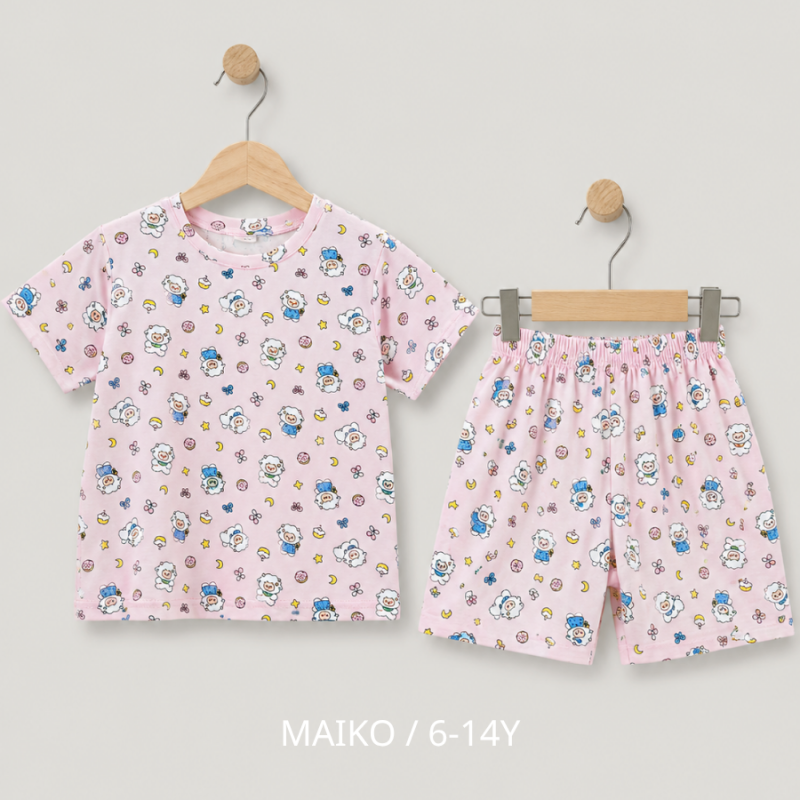 BỘ CỘC TAY COTTON 4 CHIỀU BÉ GÁI 6-14 TUỔI (NHIỀU HỌA TIẾT)