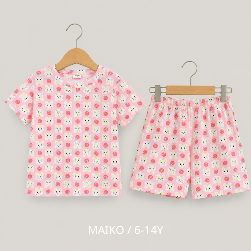 BỘ CỘC TAY COTTON 4 CHIỀU BÉ GÁI 6-14 TUỔI 
