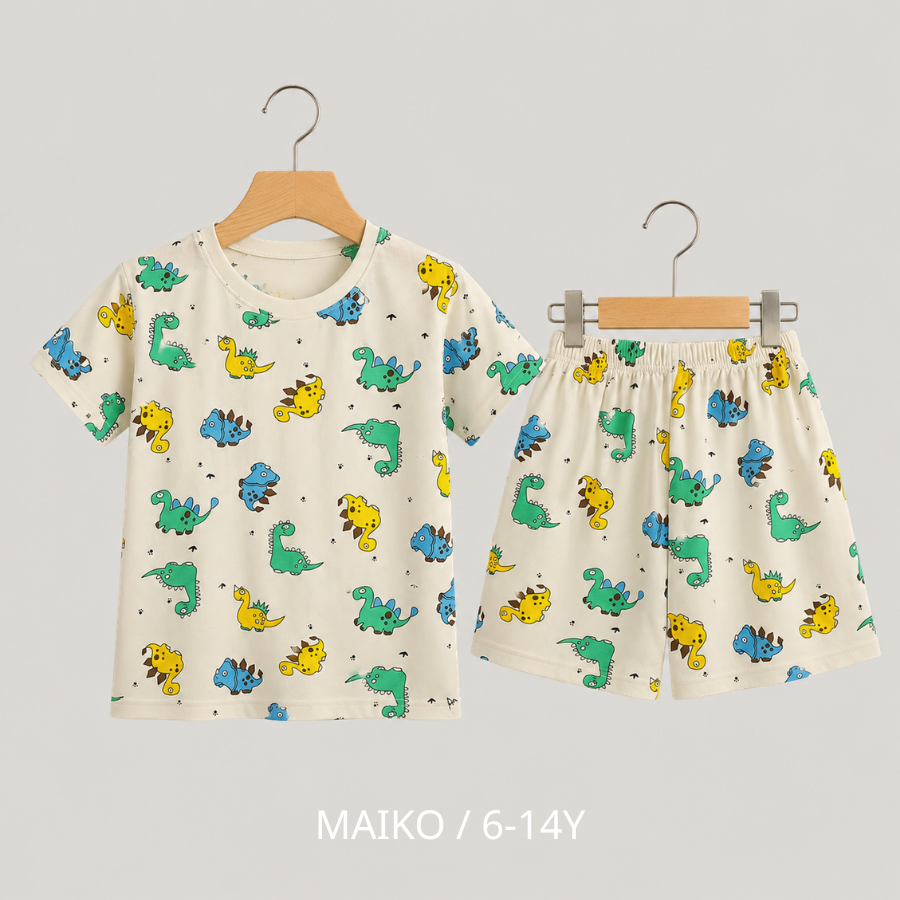 BỘ CỘC TAY COTTON BÉ TRAI 6-14 TUỔI