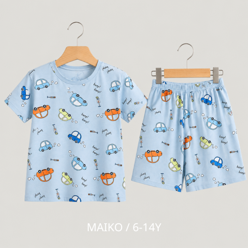 BỘ CỘC TAY COTTON BÉ TRAI 6-14 TUỔI