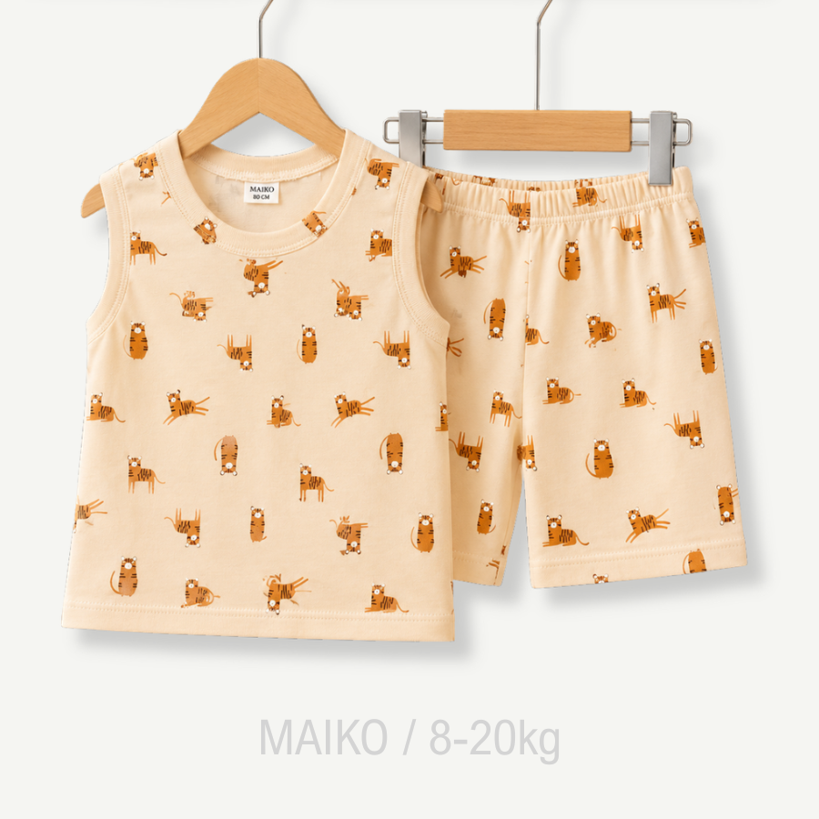 BỘ COTTON 3 LỖ IN HÌNH BÉ TRAI 1-5Y (NHIỀU HỌA TIẾT)