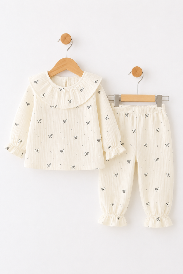 BỘ XÔ DÀI TAY HÀN QUỐC CHO BÉ GÁI 1-5Y