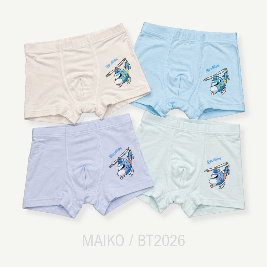 QUẦN SỊP ĐÙI COTTON BÉ TRAI 3-11 TUỔI
