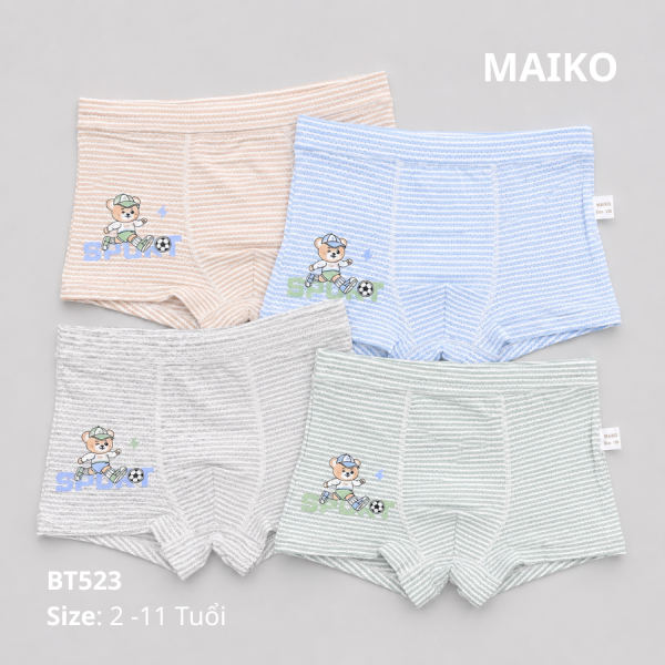 [ƯU ĐÃI] - COMBO 4 QUẦN CHIP ĐÙI THÔNG HƠI BÉ TRAI 3-11 TUỔI