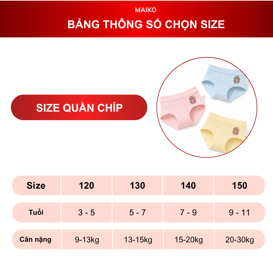 ƯU ĐÃI - COMBO 4 QUẦN CHIP VÁT COTTON BÉ GÁI CV2026