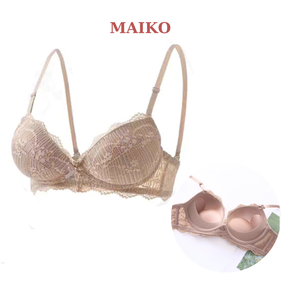 Áo ngực ren đệm dày không gọng F