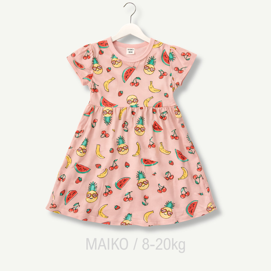 VÁY COTTON IN HỌA TIẾT CHO BÉ GÁI 1-5 TUỔI (NHIỀU MẪU)