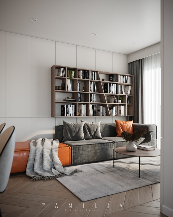 THIẾT KẾ NỘI THẤT CĂN HỘ VINHOMES SMART CITY 75sqm