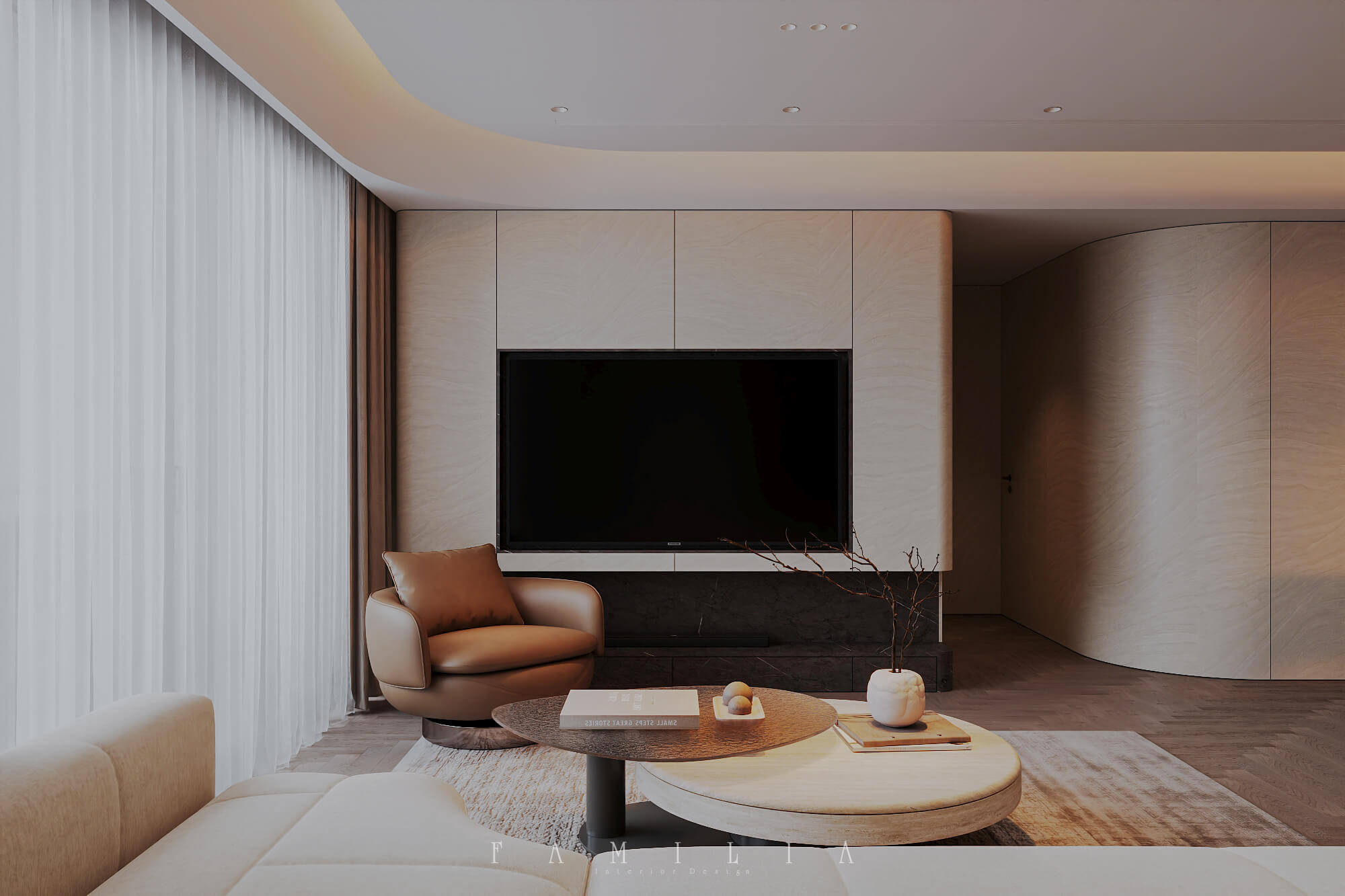 Thiết Kế Nội Thất Căn Hộ BRG Diamond Residence 144sqm