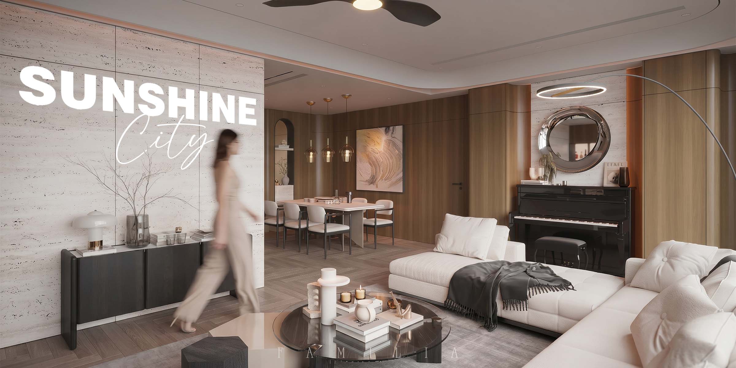 Thiết Kế Nội Thất Chung Cư Sunshine City 193sqm