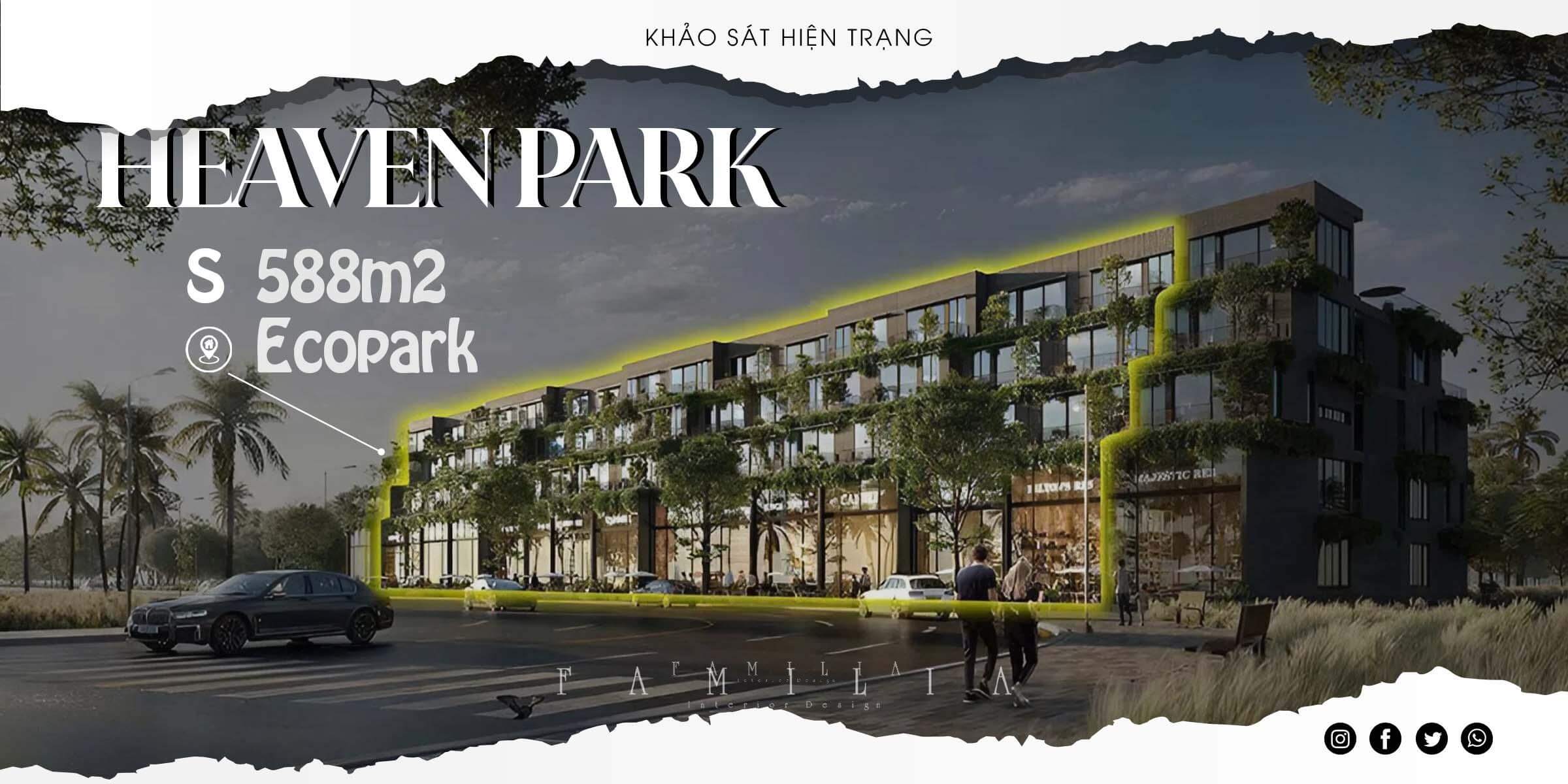 Khảo Sát Hiện Trạng Liền Kề Heaven Park Ecopark 588sqm