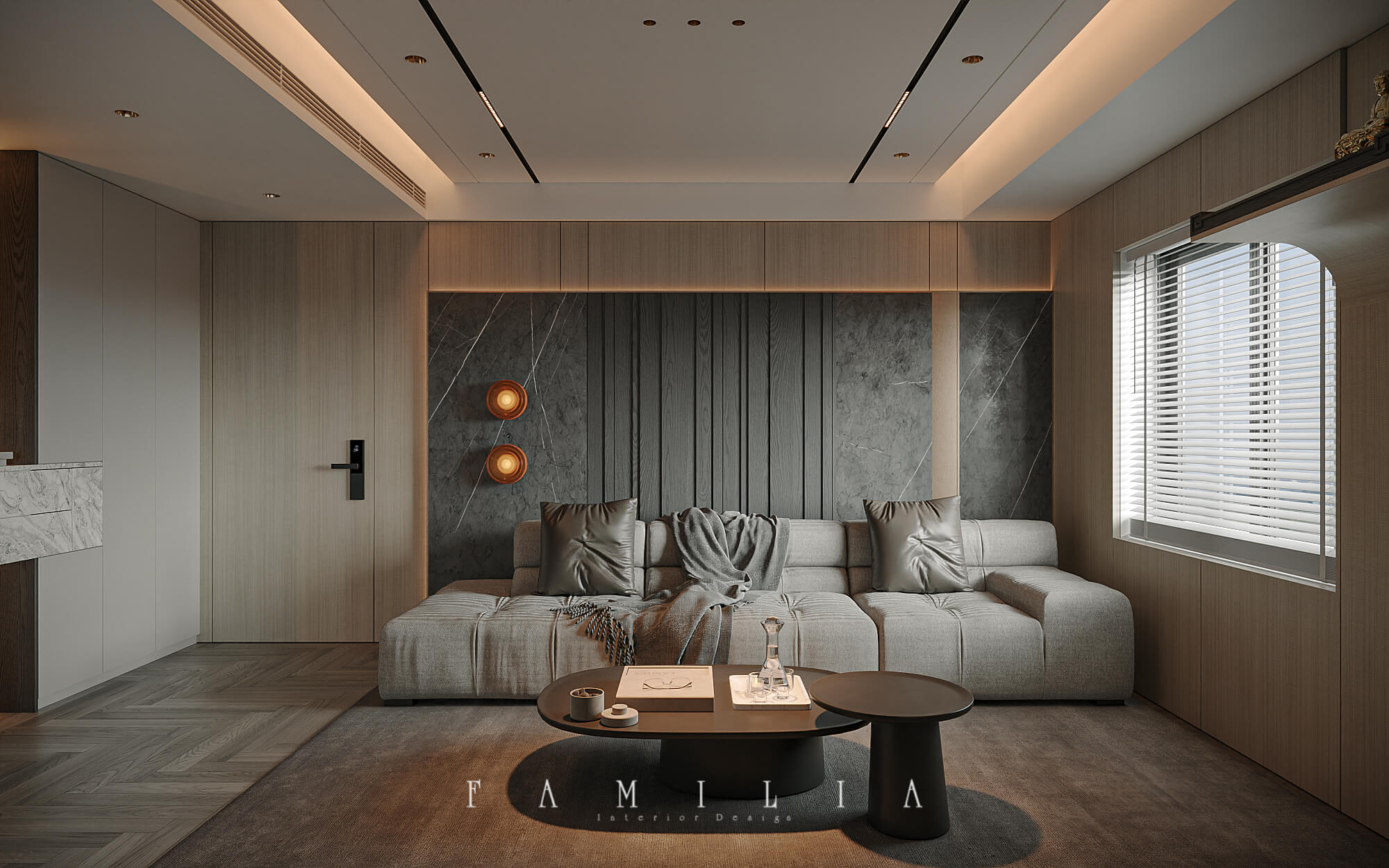 Thiết Kế Nội Thất Căn Hộ KĐT Mới Định Công - 79sqm