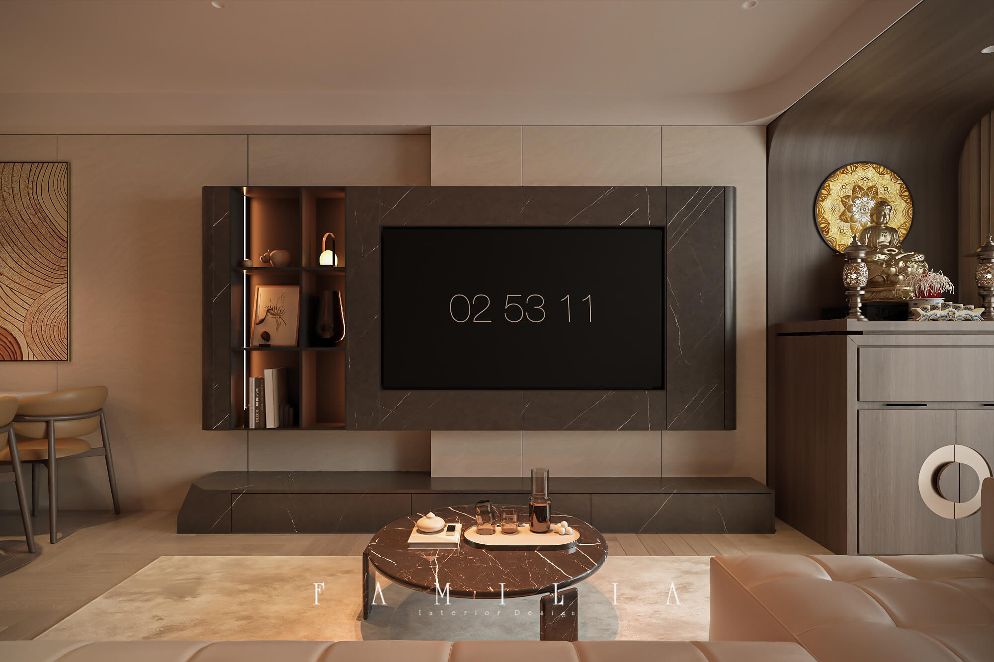 Thiết Kế Nội Thất Căn Hộ Viha Leciva Nguyễn Tuân 117sqm