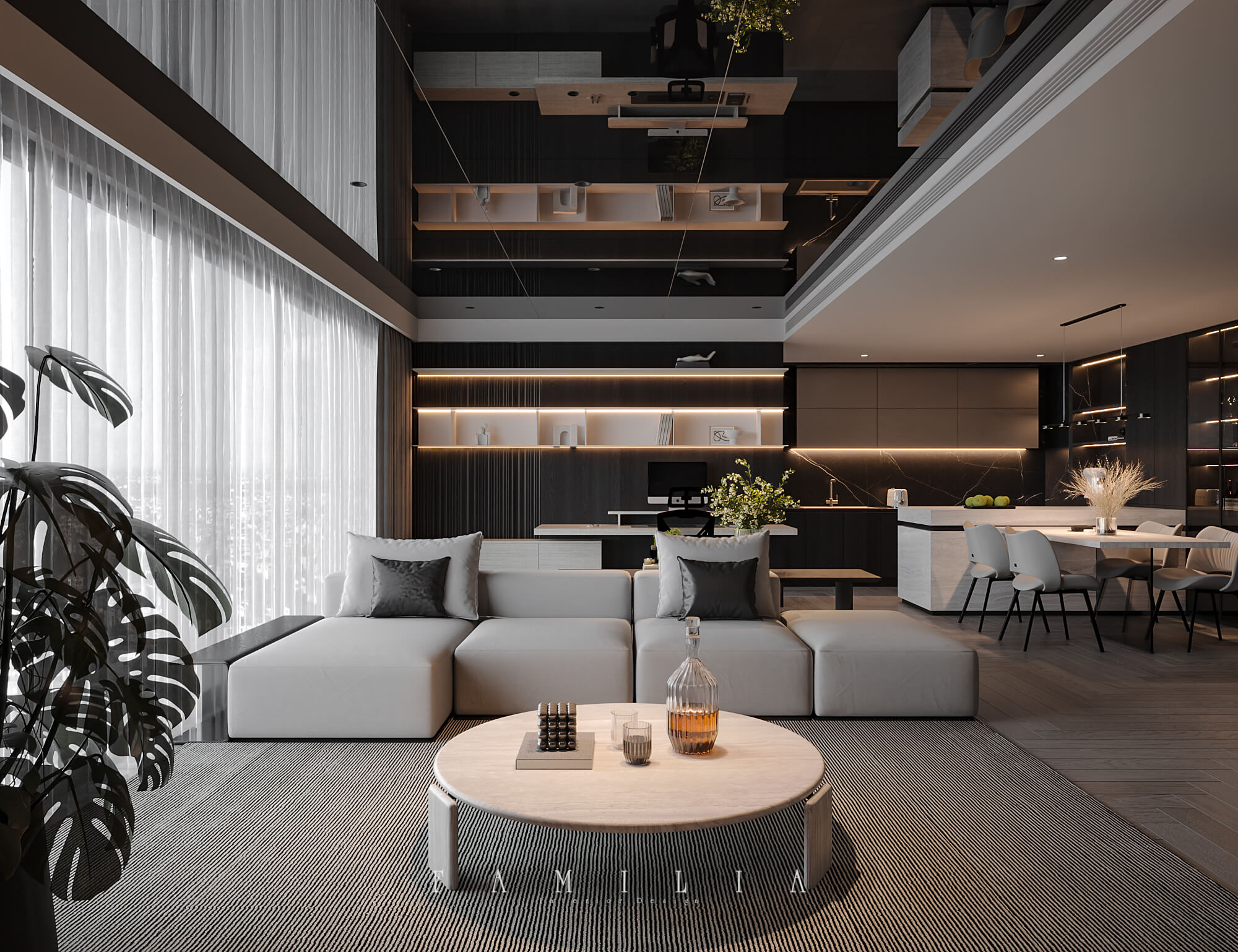 Thiết Kế Căn Hộ Với Phong Thái Lịch Lãm Tại The Matrix One 100sqm