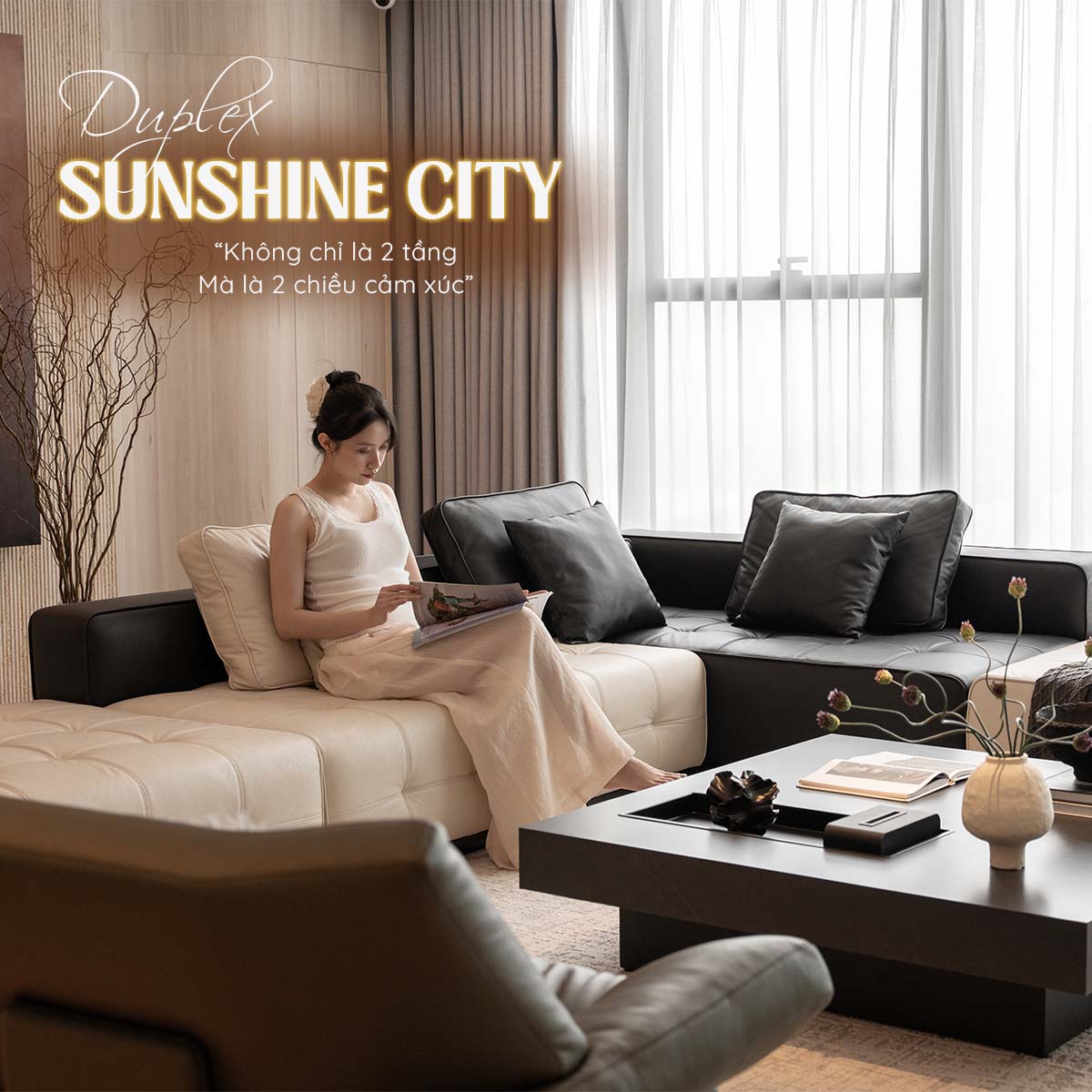 Thực Tế Nội Thất Căn Duplex Sunshine City 170sqm