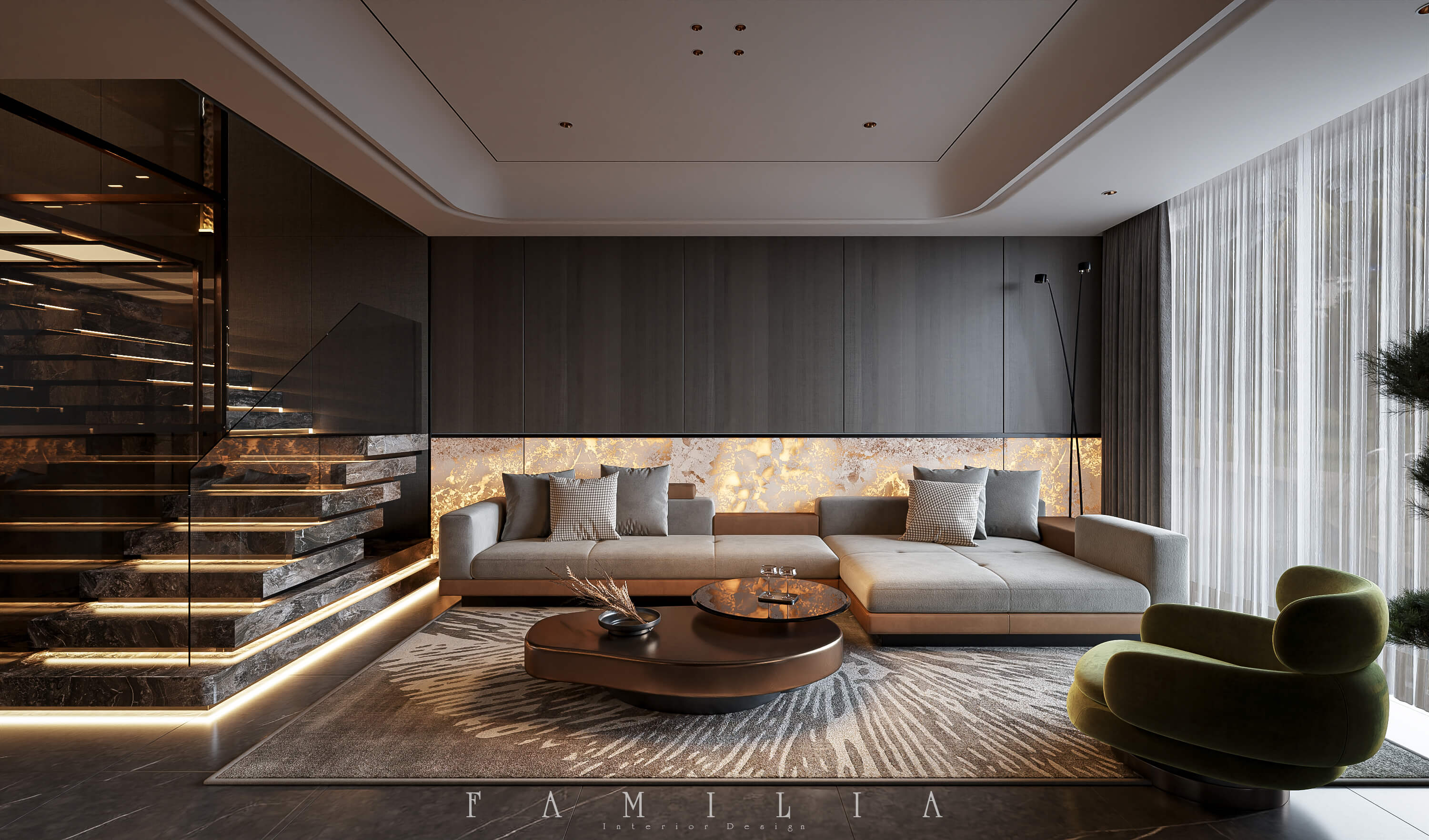 Grand Bay | Sắc Trầm Quyền Lực Trong Thiết Kế Độc Bản Căn Liền Kề Thành Phố Biển 325sqm