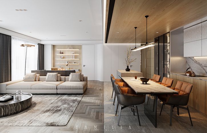 THIẾT KẾ NỘI THẤT CĂN HỘ THE MATRIX ONE 120sqm