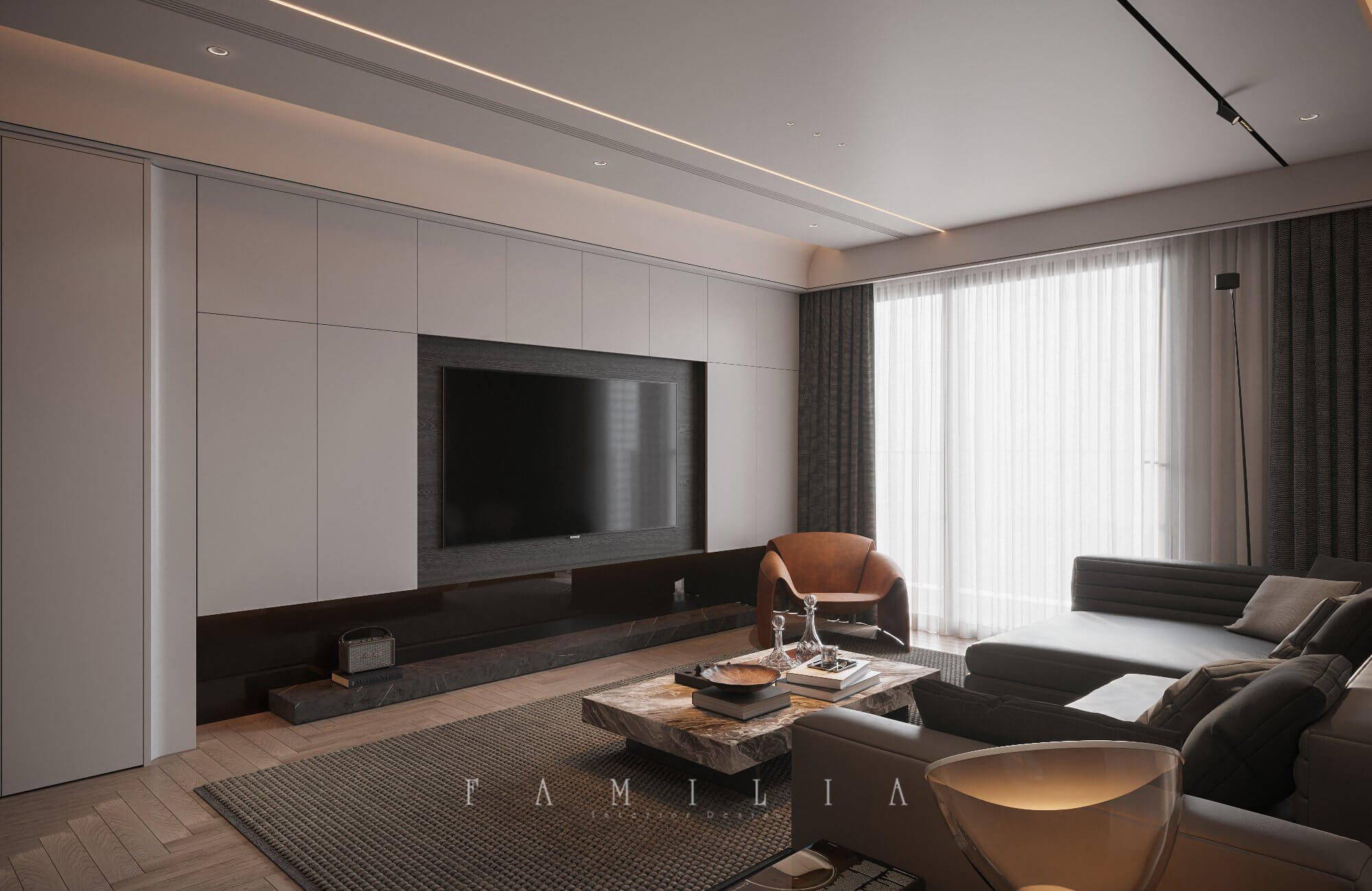 Thiết Kế Nội Thất Căn Hộ Vinhomes Nguyễn Chí Thanh 120sqm