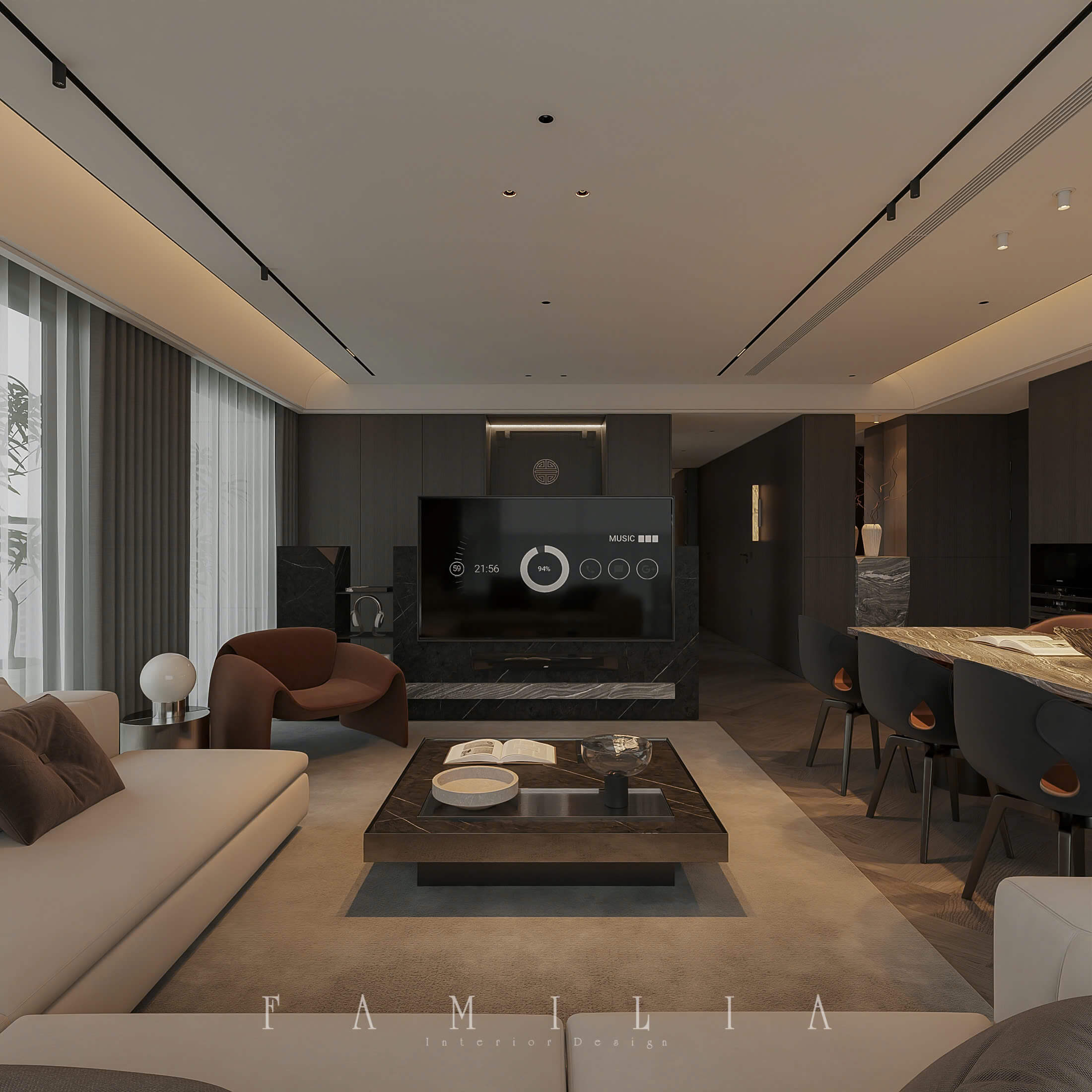 Thiết Kế Căn Hộ Skyvilla Central Park Residences, Nghệ An 128sqm