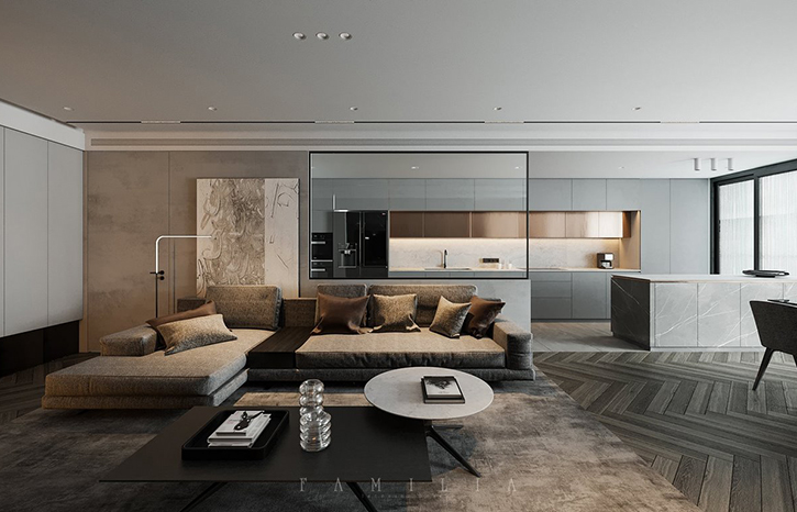THIẾT KẾ NỘI THẤT CĂN HỘ MANDARIN GARDEN 160sqm