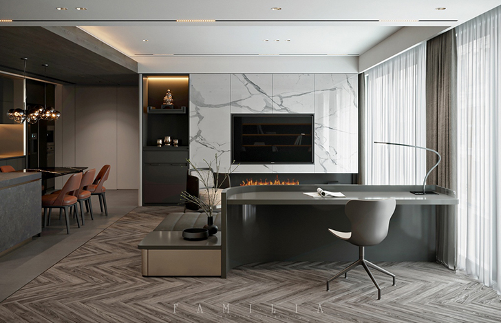 THIẾT KẾ NỘI THẤT CĂN HỘ THE MATRIX ONE 120sqm