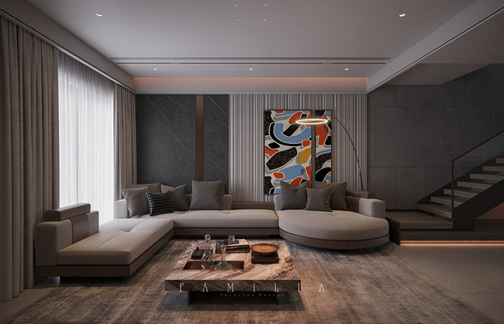 THIẾT KẾ NỘI THẤT BIỆT THỰ LIỀN KỀ GAMUDA CITY 240sqm