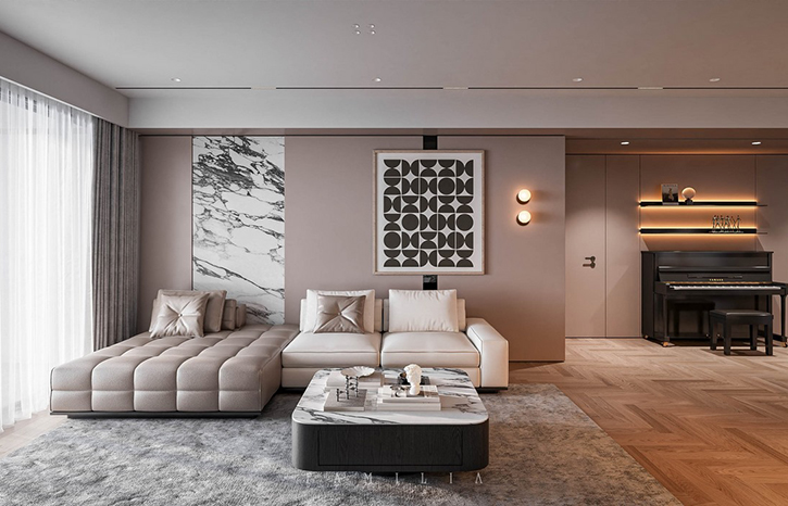 THIẾT KẾ NỘI THẤT CĂN HỘ VINHOMES SKYLAKE PHẠM HÙNG 108sqm